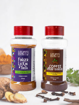 100g Tikka & Coffee Dry Rub Combo